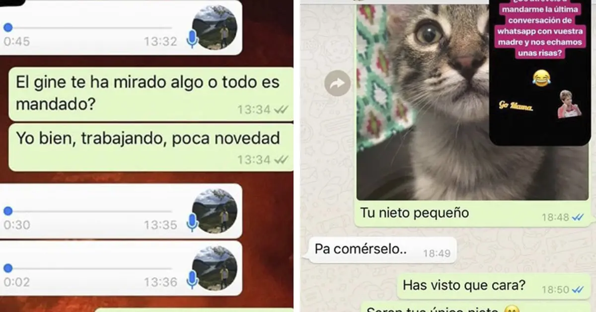 15 Conversaciones de WhatsApp de madres para partirse de risa con las que cualquiera se siente identificado