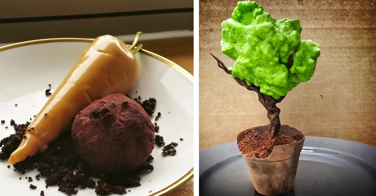 20 Imágenes de los deliciosos postres que prepara un famoso chef con los que confunde a sus clientes