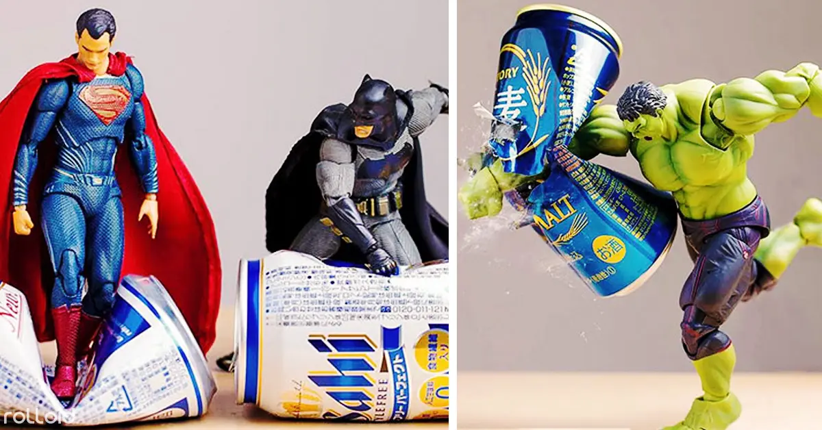 20 figuras de acción de Marvel y DC recreadas por el fotógrafo japonés Hot.kenobi