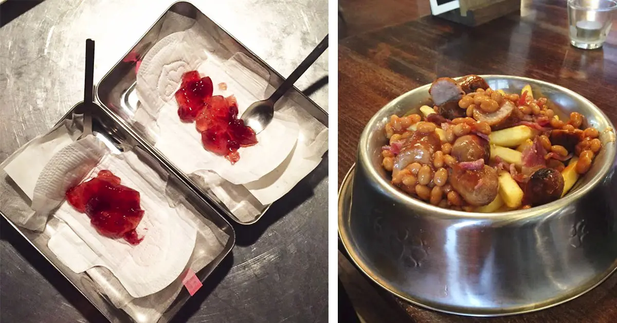 20 imágenes de platos «de autor» en restaurantes tan modernos que deberían despedir al chef