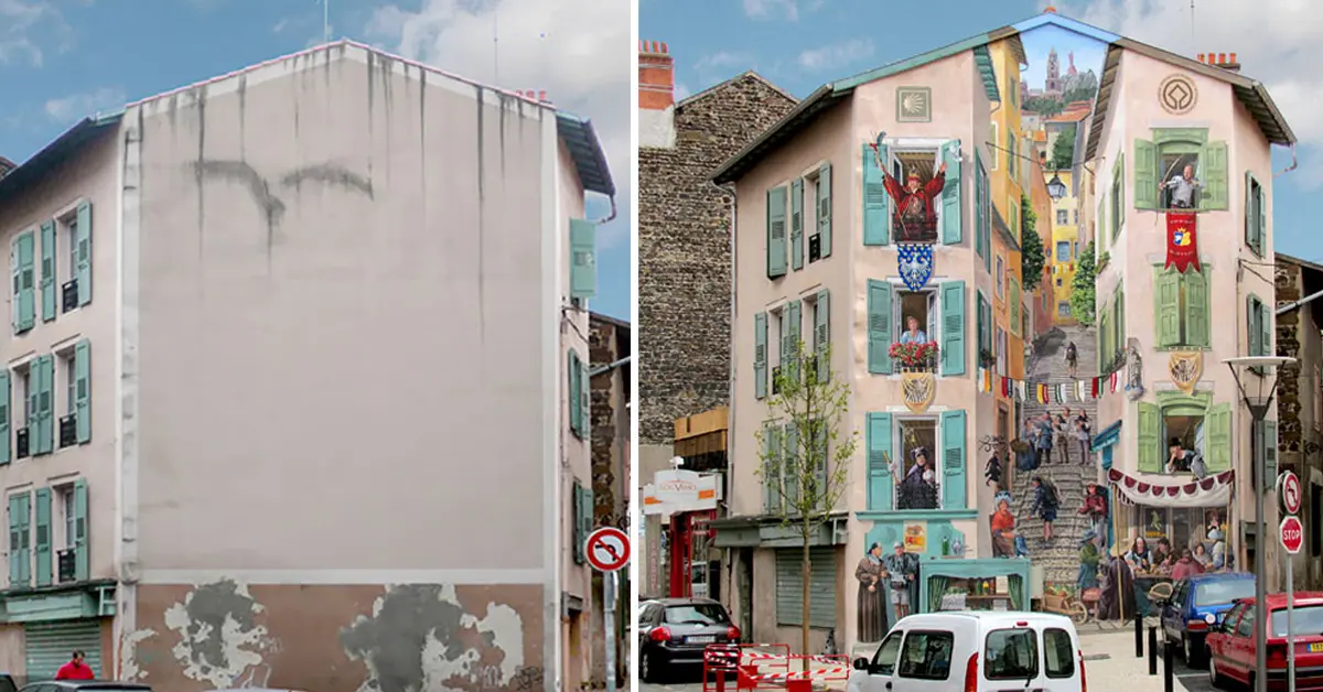 20 transformaciones de arte callejero que cambiaron por completo estas calles