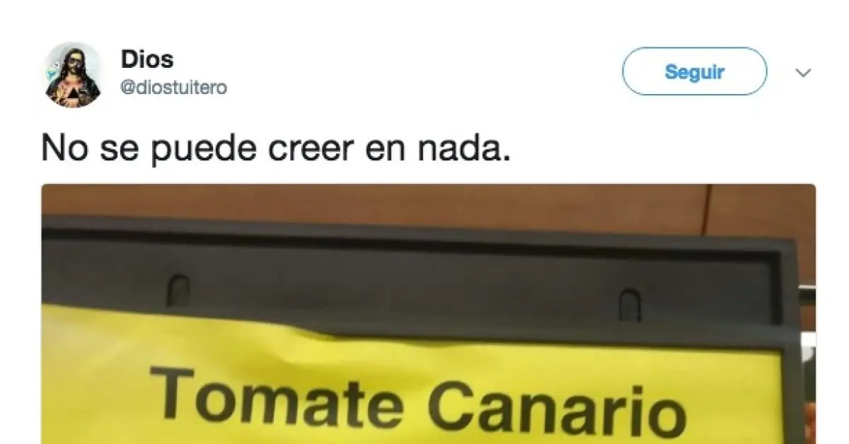 «No se puede creer en nada» Un chico pierde la fe en Mercadona después del cartel que ha visto en la frutería