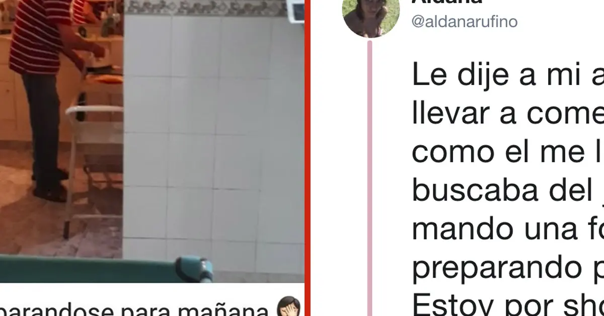 Una chica arrasa con la foto de su abuelo que le envió la prima
