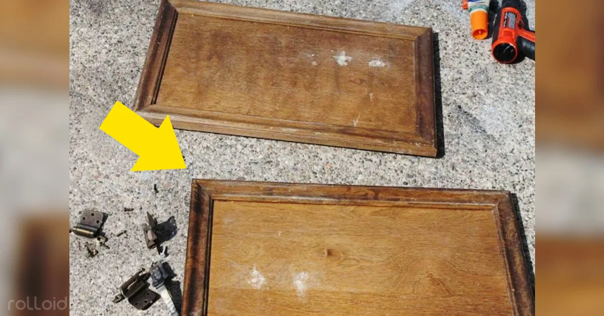Decora tu hogar reutilizando los viejos paneles de tus armarios y despensas