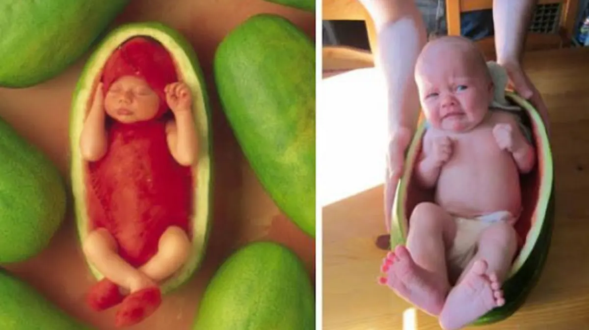 12 Desastrosas fotografías de bebés que no salieron como esperaban sus padres