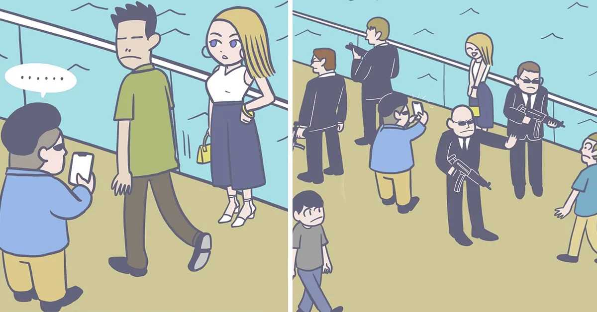 10 viñetas que imaginan cómo un millonario resolvería los problemas del día a día
